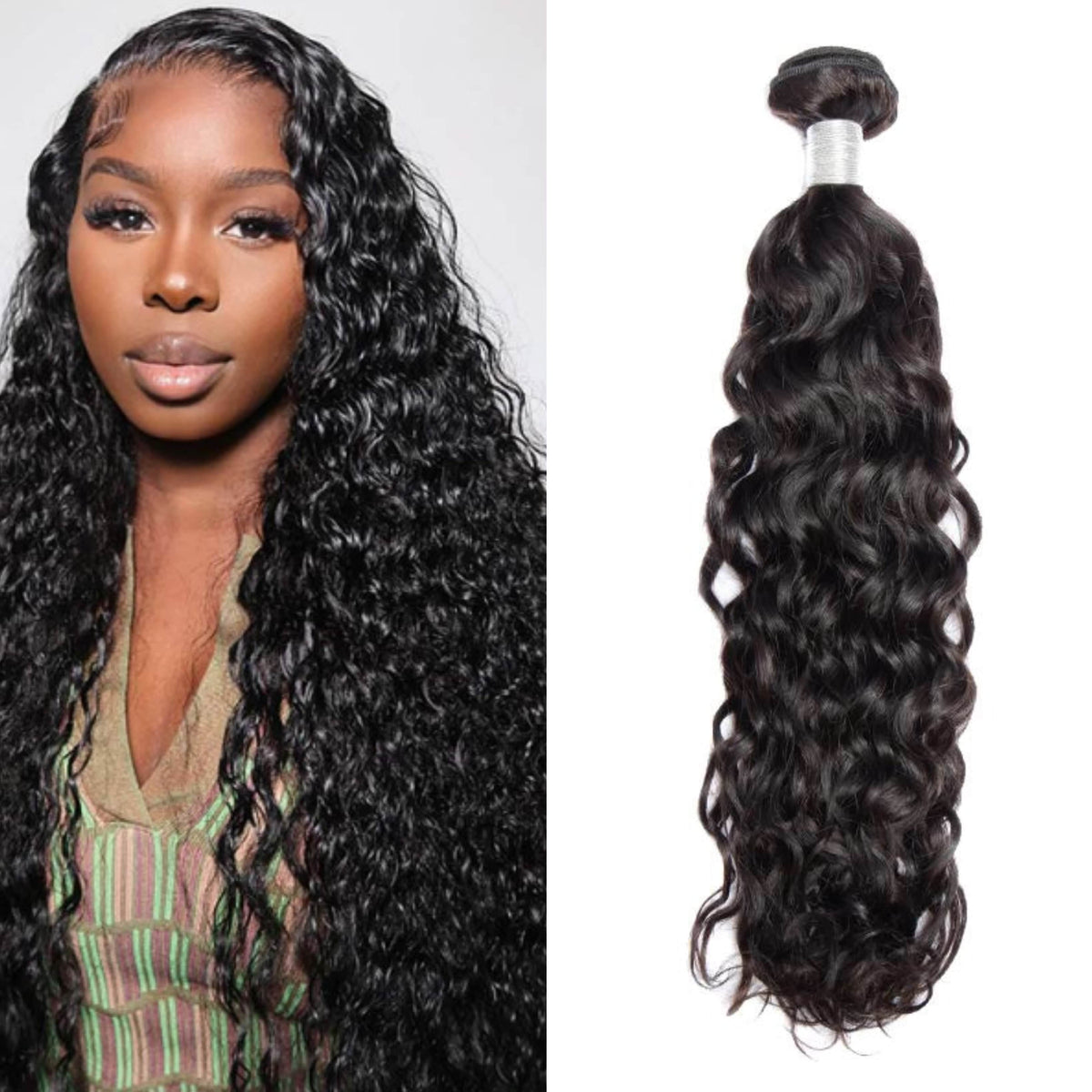 Queen Hair Grade 9A Uprocessed Human Hair Bundles 1pcs straight/body wave/deep wave/ water wave
