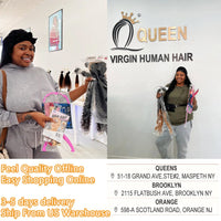 Queen Hair Inc Queen hair inc 13x4 Lace Frontal Human Hair Straight Wigs Natural Color Pre Plucked 180% Density
